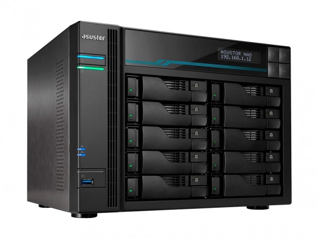 Xeonと10G LANを搭載したビジネス向けハイエンドNAS、ASUSTOR「LOCKERSTOR 10 PRO」