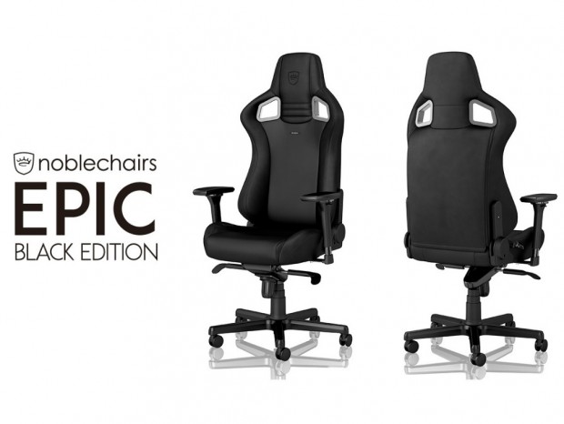 独noblechairs、“蒸れない”特別素材を採用したゲーミングチェア「BLACK EDITION」