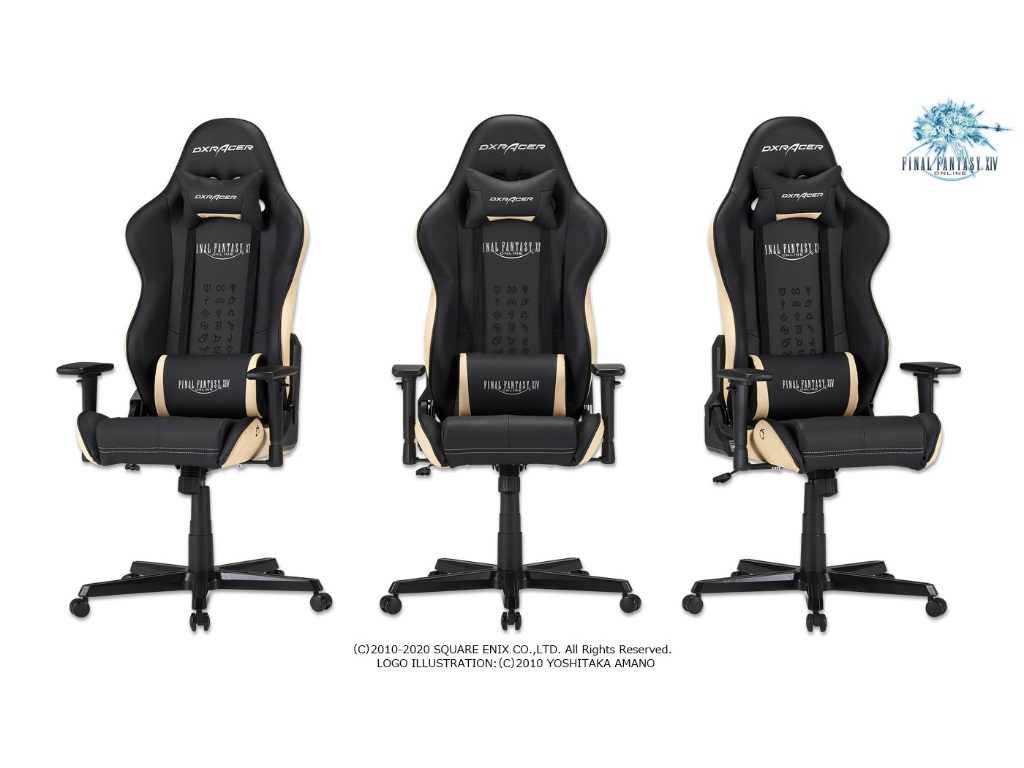 Dxracer Ffxivコラボゲーミングチェア Rz 140 Final Fantasy Xiv Edition エルミタージュ秋葉原