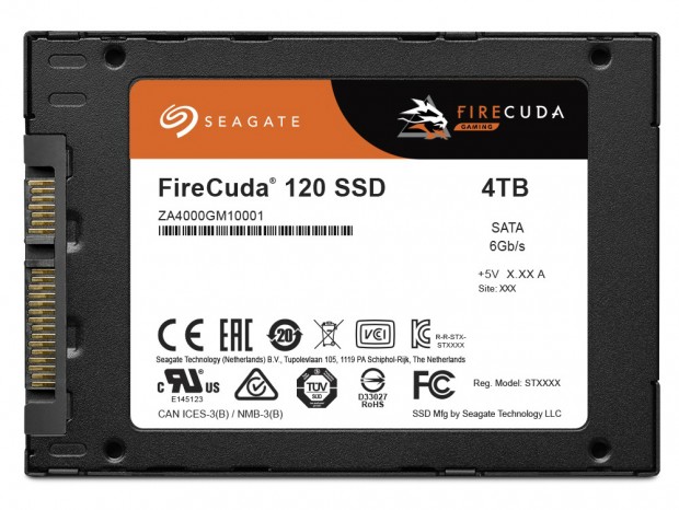 書込耐性最大5,600TBWのゲーマー向けSSD、Seagate「FireCuda 120」