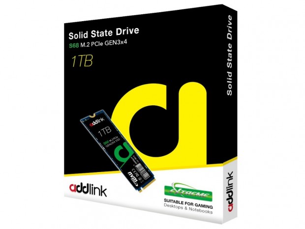 Addlink、Phison E13T採用のNVMe M.2 SSD「S68」に1TBモデル追加