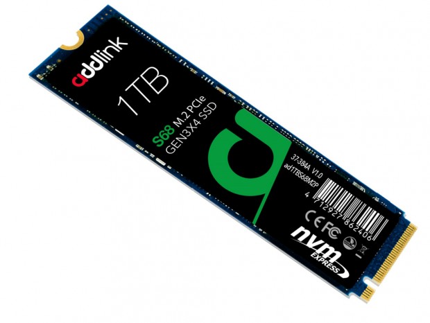 Addlink、Phison E13T採用のNVMe M.2 SSD「S68」に1TBモデル追加