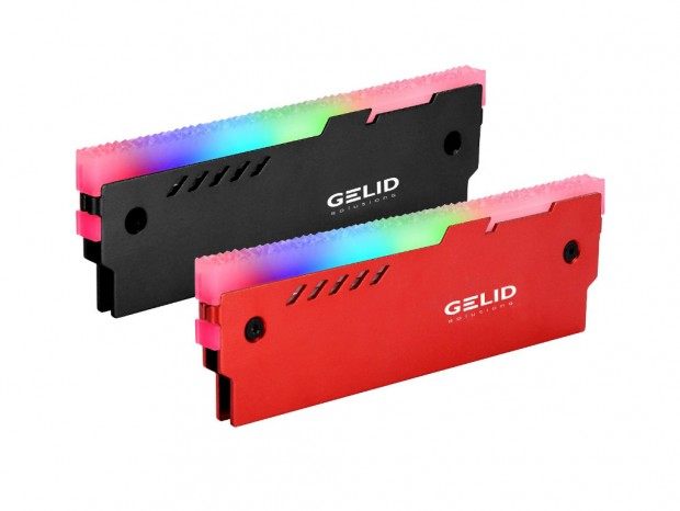 RGBイルミ搭載の汎用メモリヒートシンク、GELID「LUMEN RGB RAM COOLER」