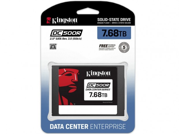 Kingston、データセンター向けSATA3.0 SSDに7.68TBの大容量モデル追加
