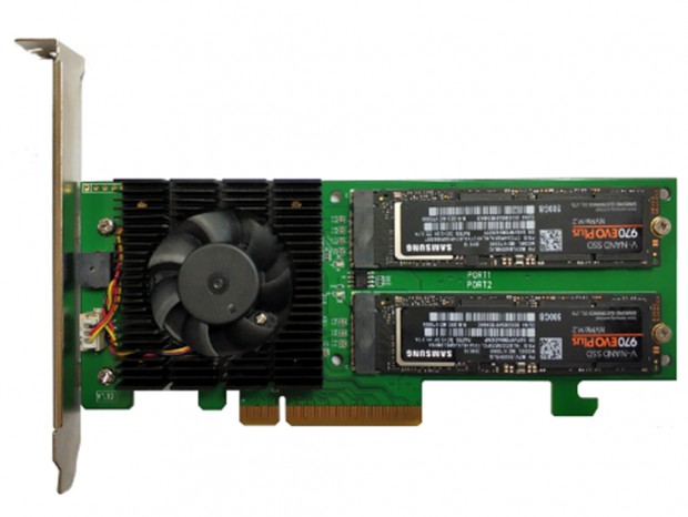 NVMe M.2 SSD RAIDコントローラ、HighPoint 「SSD7202」「SSD7204」月内発売