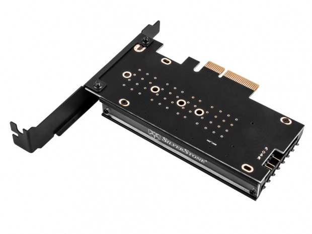ARGBヒートシンク付きM.2 SSD変換カード、SilverStone「ECM24-ARGB」