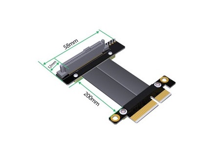 U.2 SSDをPCI-Expressスロットに直結できる変換ケーブル、Sintech「PA 