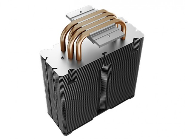 ブルーLEDファンを2基搭載するサイドフロー、Deepcool「GAMMAXX 400 PRO」