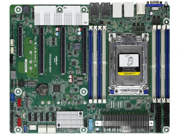 クアッドLAN搭載の第3世代Ryzen TR専用ATXマザー、ASRock Rack「TRX40D8-2N2T」