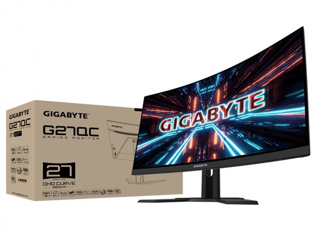 GIGABYTE、曲率1500Rの27型曲面ゲーミング液晶計2モデル発売