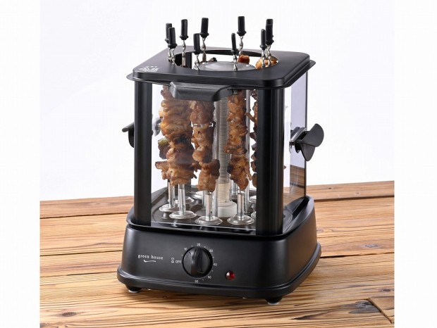 グリーンハウス、焼きムラなし＆無煙タイプの卓上焼き鳥メーカー発売