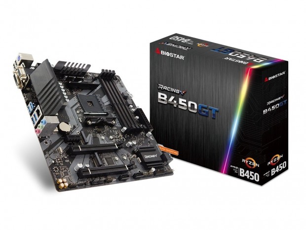 BIOSTAR、電源回路を強化したB450マザーボード「B450GT」発売