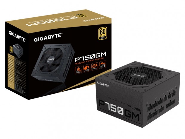 GIGABYTE、奥行き140mmの750W GOLD認証電源「P750GM」など3モデル