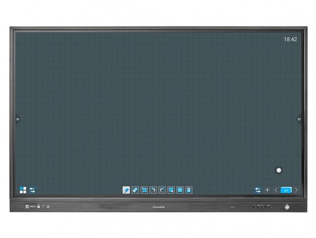 薄型タッチセンサー採用の65型電子黒板、アイ・オー・データ「IWB-651EB」