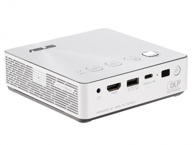 最大500ルーメンのポータブルプロジェクタ、ASUS「ASUS ZenBeam S2」にホワイト色