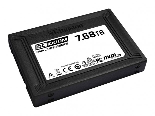 Kingston、データセンター向けNVMe U.2 SSD「DC1000M U.2」の7.68TBモデル出荷開始