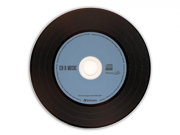 レトロなレコードデザインのCD-R、アイ・オー・データ「Phono-R」