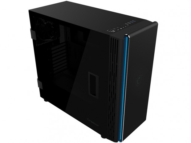 厚さ5.38mmの合わせガラスを採用する静音ミドルタワー、MSI「Creator 400M」