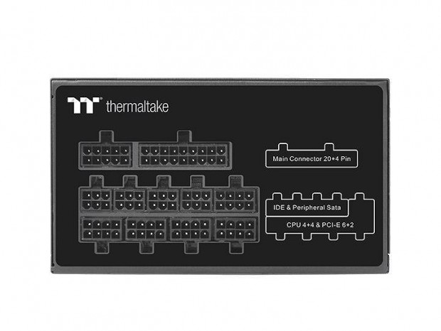 Thermaltake、全パーツ片面実装のPLATINUM認証電源「Toughpower PF1」シリーズ