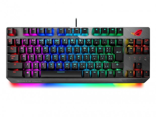 Fpsゲーム向けテンキーレスゲーミングキーボード Asus Rog Strix Scope Tk エルミタージュ秋葉原