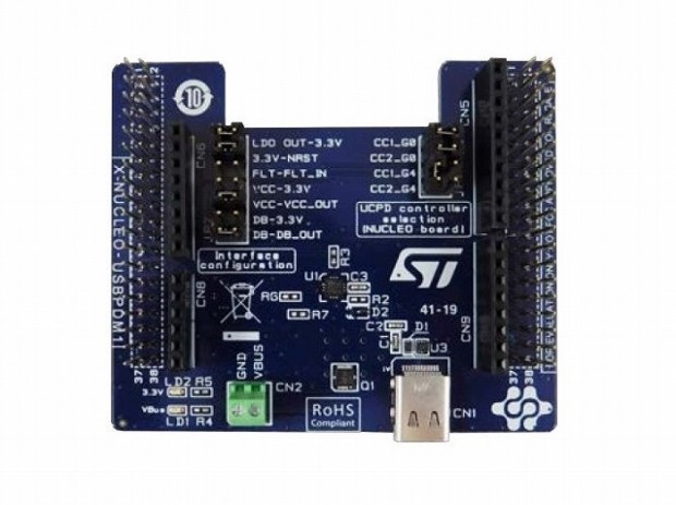 STマイクロ、USB PD機器の開発を加速させるUSB-IF認証済み開発ボード