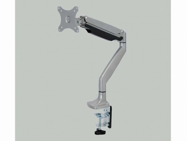 エレコム、ガススプリング式のロングモニターアーム「DPA-SL02SV」など周辺機器3製品