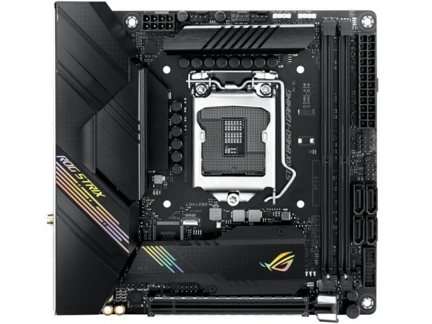 Wi-Fi 6対応のB460ゲーミングMini-ITXマザー、ASUS「ROG STRIX B460-I GAMING」