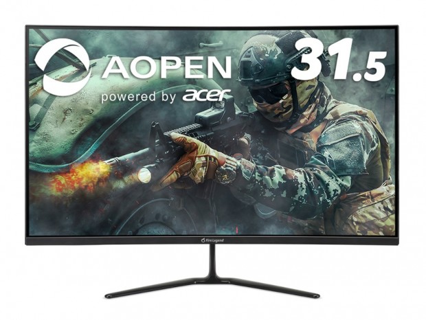 日本エイサー、AOPENブランドの31.5型曲面ゲーミング液晶など計3モデル