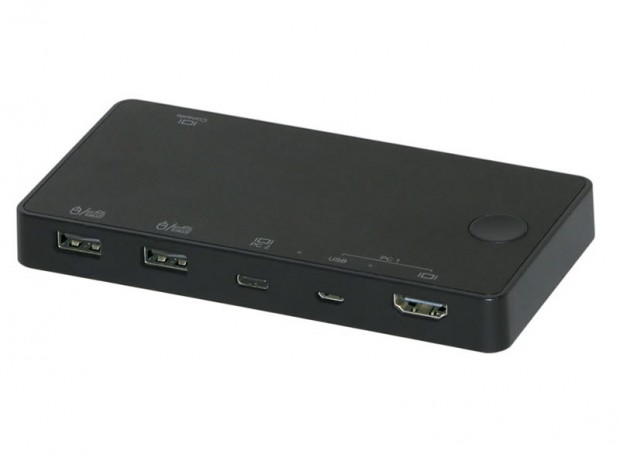 USB Type-C搭載のPC切替器、ラトック「RS-240CA-4K」7月下旬発売