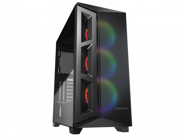 非対称フロントパネルを採用するミドルタワー、COUGAR「DarkBlader X5」