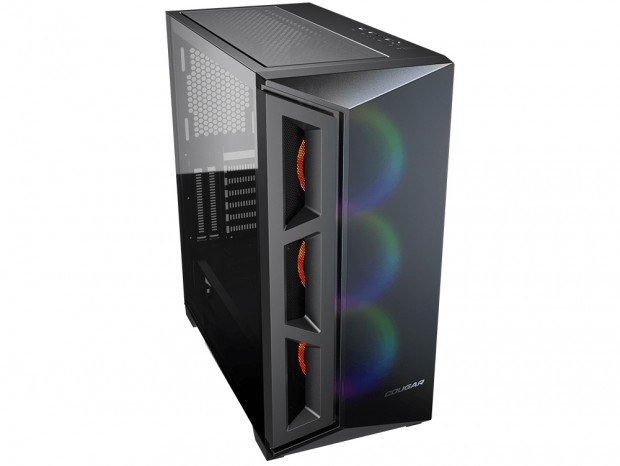 非対称フロントパネルを採用するミドルタワー、COUGAR「DarkBlader X5」