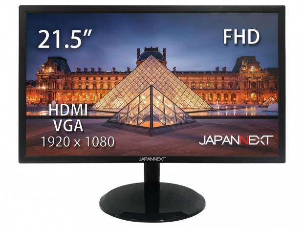 在宅ワークに最適。税込1.2万円の21.5型フルHD液晶ディスプレイがJAPANNEXTから
