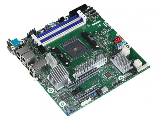 デュアル10G LAN搭載のサーバー向けX570 MicroATX、ASRock Rack「X570D4U-2L2T」