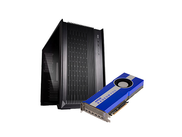 EPYC 7702pとRadeon Pro VII標準のディープラーニング向けWSがエーキューブから