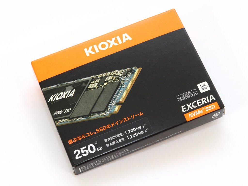 キオクシア初のコンシューマ向けSSD「EXCERIA SSD」シリーズを試す - エルミタージュ秋葉原
