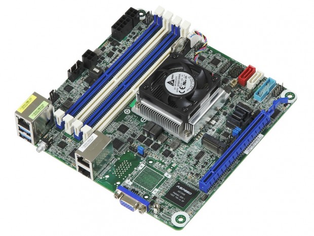 Xeon D-1622搭載のMini-ITXマザーボード、ASRock Rack「D1622D4I」