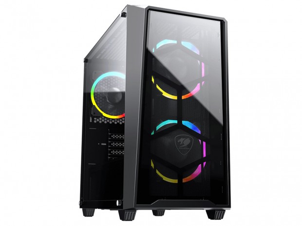 3基のARGBファンを標準装備する強化ガラス採用ミニタワー、COUGAR「MG120-G RGB」