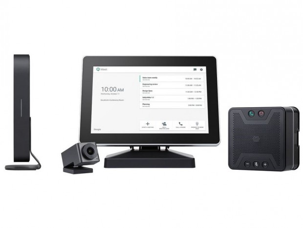 Chrome OSの超小型PCを採用するビデオ会議システム、ASUS「Google Meet hardware kit」