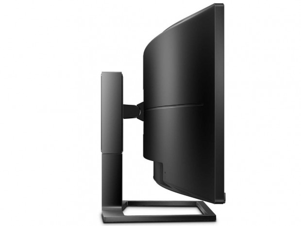 DualQHD対応の49型ウルトラワイド曲面液晶、Philips「498P9」