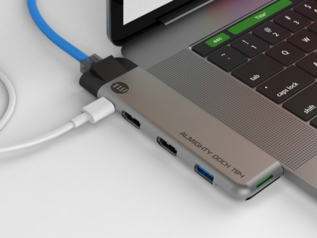 フォーカルポイント、デュアル4K/60Hz対応のMacBook Pro/Air向けマルチドック発表