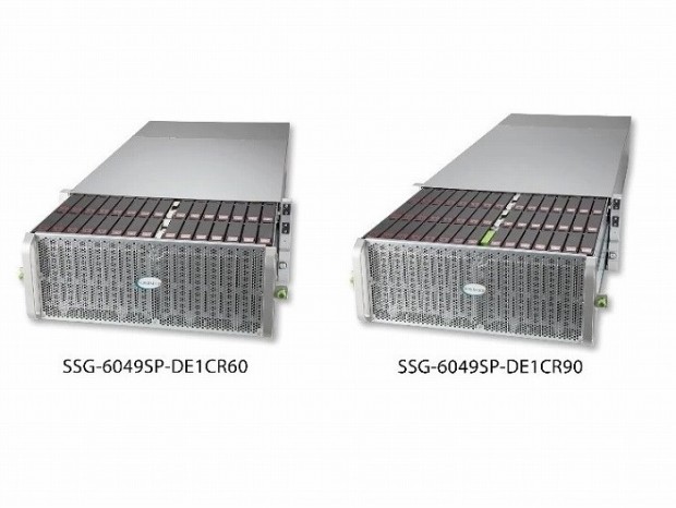 Supermicro、最大90ベイを搭載する超高密度ストレージサーバー2製品
