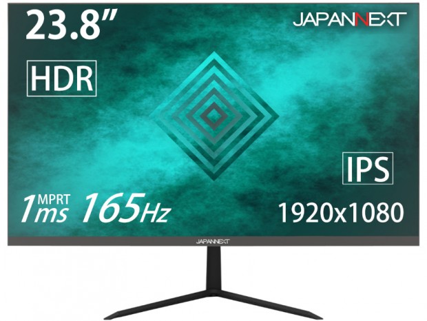 165Hz/1ms対応のフルHD IPSゲーミング液晶がJAPANNEXTから