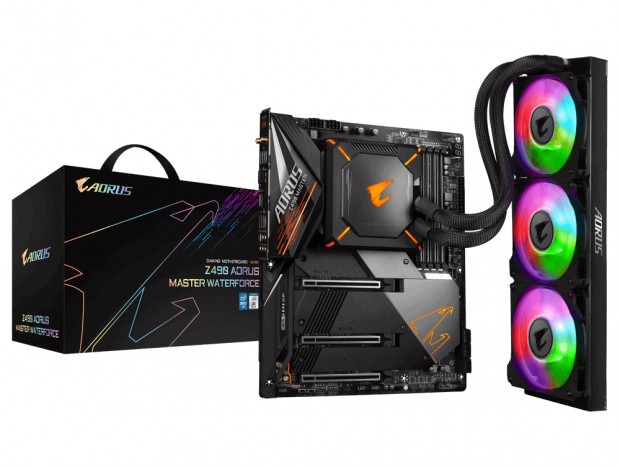 VRMの冷却もできる360mm AIO水冷が付属するZ490マザーボードがGIGABYTEから