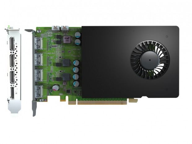 4Kの4画面表示に対応するシングルスロットVGA「Matrox D1450」