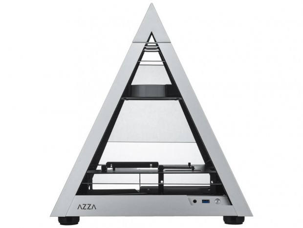 ピラミッド型のMini-ITXケース、AZZA「PYRAMID Mini 806」