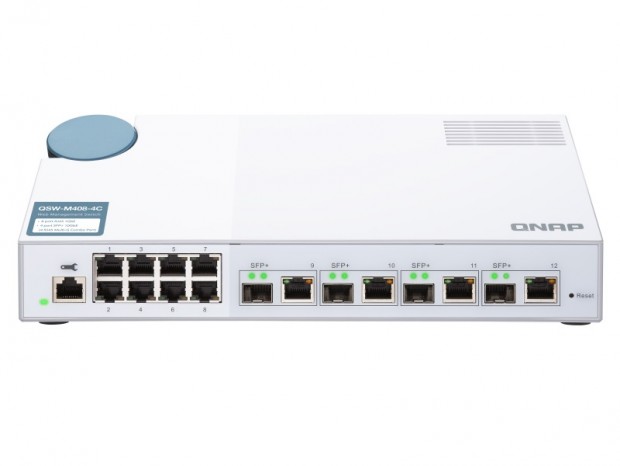 QNAP、10ギガビットSFP+対応のWebマネージドスイッチ「QSW-M408」シリーズ