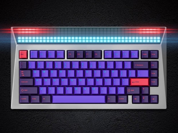 カスタムLEDパネルを備えた唯一無二のメカニカルキーボード「CYBERBOARD」が登場