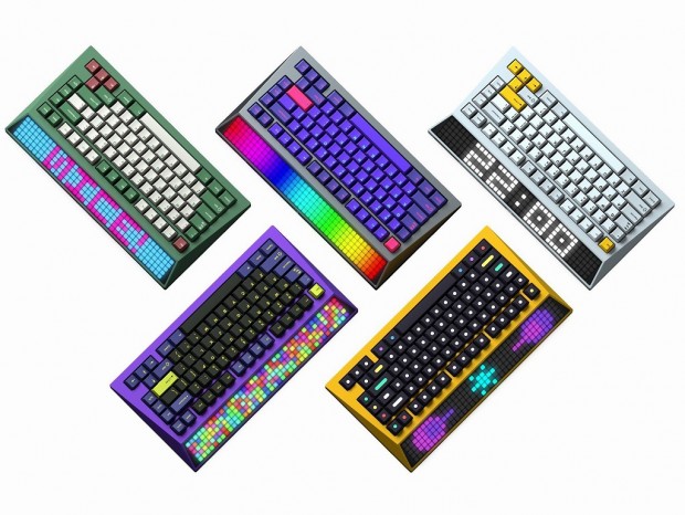 カスタムLEDパネルを備えた唯一無二のメカニカルキーボード「CYBERBOARD」が登場
