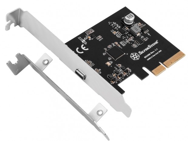 帯域幅20GbpsのUSB3.2 Gen.2×2 Type-C拡張カード、SilverStone「ECU06」