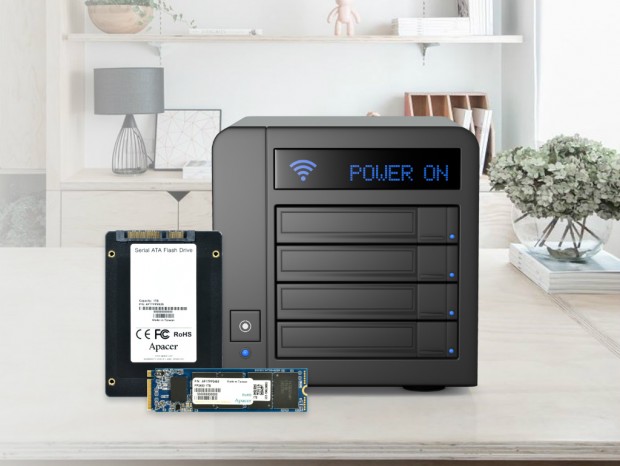 Apacer、コンシューマ向けSSDの3倍以上の耐久性を備えた「NAS SSD」シリーズ発表